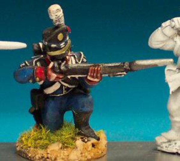 Front Rank Miniatures: PN14 Line Infantryman - Barretina Cap - Grenadier Kneeling Firing (6 figures)
