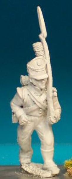 Front Rank Miniatures: PN1 Line Infantryman - Barretina Cap - Fusilier Marching (6 figures)