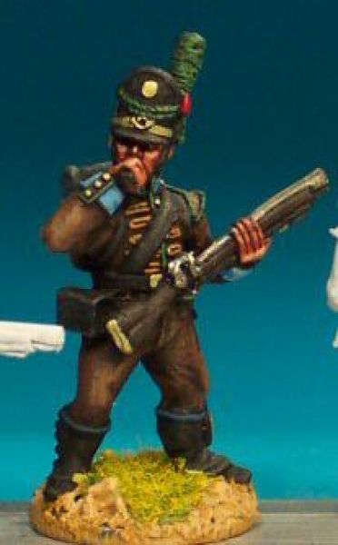 Front Rank Miniatures: PN25 Cacadore - Barretina Cap - Cacadore Biting Cartridge (6 figures)