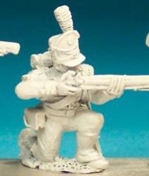 Front Rank Miniatures: PN30 Cacadore - Barretina Cap - Atriadore Kneeling Firing (6 figures)