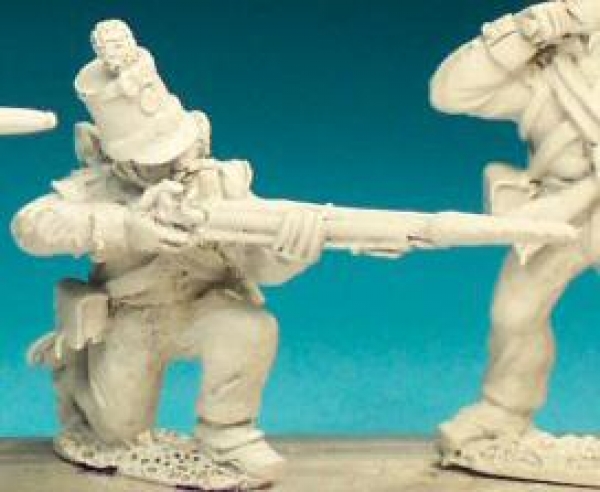 Front Rank Miniatures: PN40 Line Infantryman - Stovepipe Cap - Fusilier Kneeling Firing (6 figures)