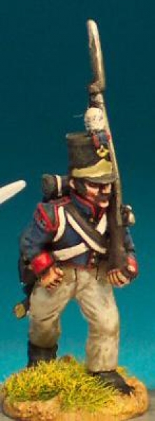 Front Rank Miniatures: PN42 Line Infantryman - Stovepipe Cap - Light Coy Marching (6 figures)