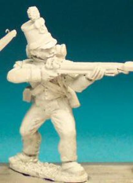 Front Rank Miniatures: PN44 Line Infantryman - Stovepipe Cap - Light Coy Standing Firing (6 figures)