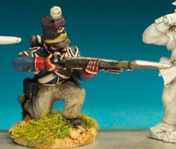 Front Rank Miniatures: PN45 Line Infantryman - Stovepipe Cap - Light Coy Kneeling Firing (6 figures)