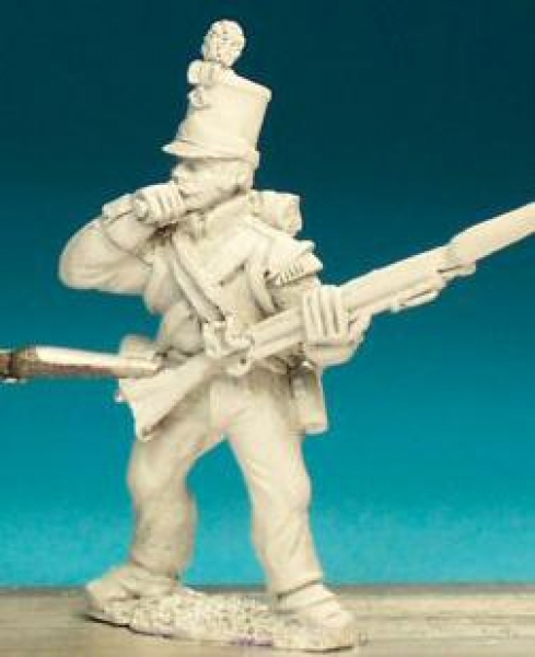 Front Rank Miniatures: PN46 Line Infantryman - Stovepipe Cap - Light Coy Biting Cartridge (6 figures