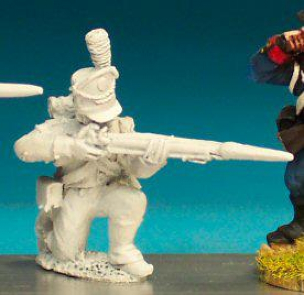 Front Rank Miniatures: PN4 Line Infantryman - Barretina Cap - Fusilier Kneeling Firing (6 figures)