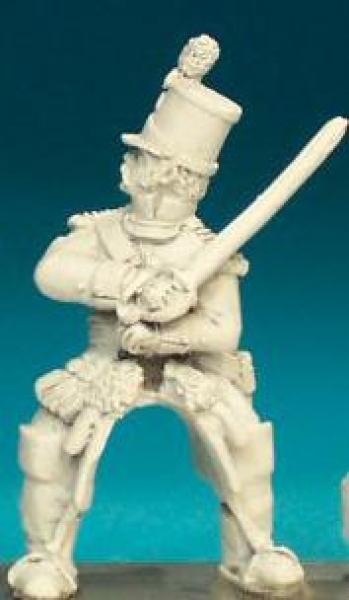 Front Rank Miniatures: PN54 Line Infantry Command - Stovepipe Cap - Mounted Officer (6 figures)