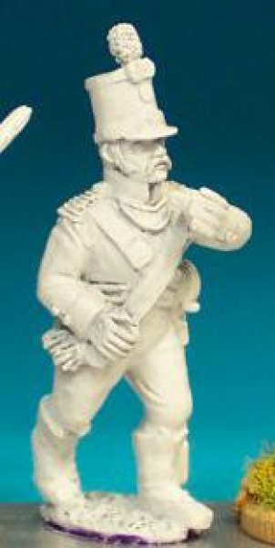 Front Rank Miniatures: PN55 Line Infantry Command - Stovepipe Cap - Standard Bearer (6 figures)