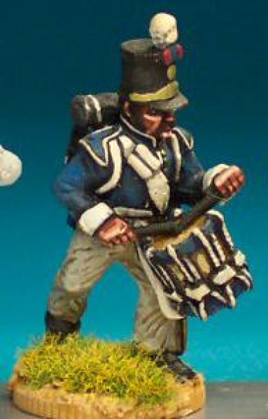 Front Rank Miniatures: PN56 Line Infantry Command - Stovepipe Cap - Drummer (6 figures)