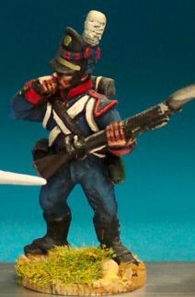 Front Rank Miniatures: PN5 Line Infantryman - Barretina Cap - Fusilier Biting Cartridge (6 figures)