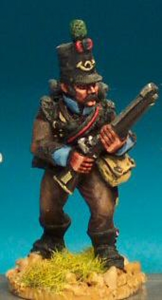 Front Rank Miniatures: PN60 Cacadore - Stovepipe Cap - Cacadore / Atiradore Standing Ready To Fire (