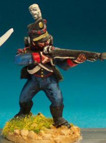 Front Rank Miniatures: PN8 Line Infantryman - Barretina Cap - Light Coy Standing Firing (6 figures)