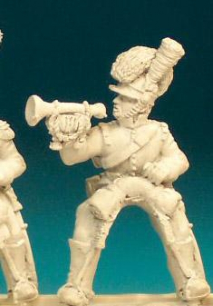 Front Rank Miniatures: PNC5 Cavalryman - In Helmet - Trumpeter (6 figures)
