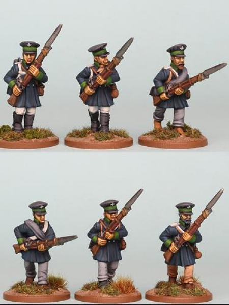 Front Rank Miniatures: PSNRPK14 Prussian Landwehr, Advancing (6 Figures)