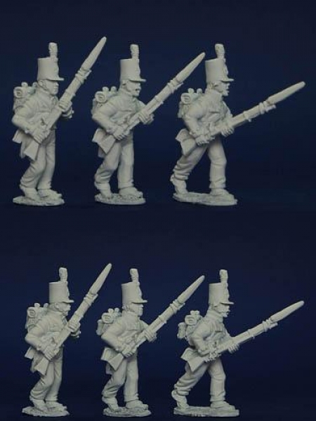 Front Rank Miniatures: PSNRPK18 Prussian Reservists In British Manufactured Uniforms, Advancing (6 F