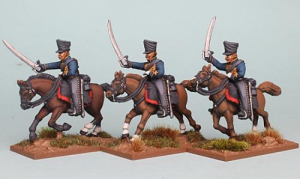 Front Rank Miniatures: PSNRPK37 Prussian Hussars, Galloping/Attacking. Separate Pivoting Sabre Arm (