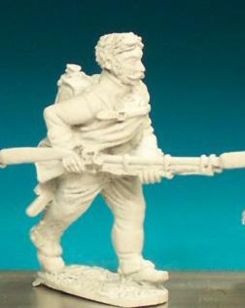 Front Rank Miniatures: RN16 Infantryman - Advancing With Levelled Musket, Bareheaded (6 figures)
