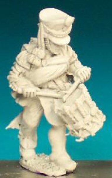 Front Rank Miniatures: RN26 Musketeer / Jager Command - Drummer (6 figures)