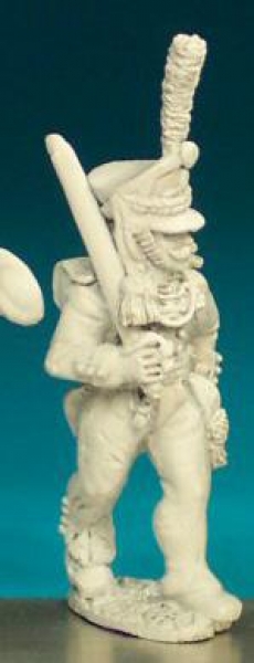 Front Rank Miniatures: RN28 Grenadier / Carabinier Command - Officer Marching (6 figures)