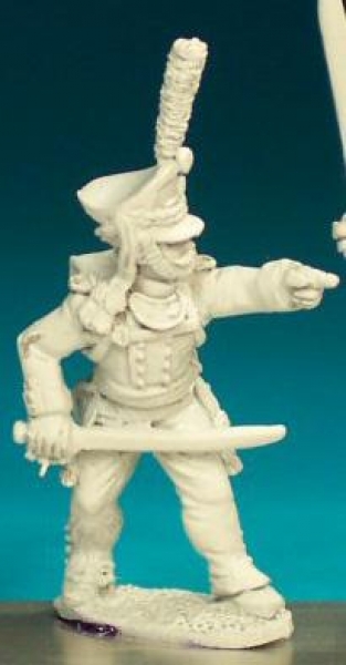 Front Rank Miniatures: RN29 Grenadier / Carabinier Command - Officer Pointing (6 figures)