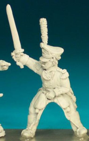 Front Rank Miniatures: RN30 Grenadier / Carabinier Command - Mounted Officer (6 figures)