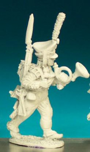 Front Rank Miniatures: RN33 Grenadier / Carabinier Command - Carabinier Hornist (6 figures)