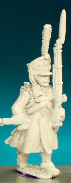 Front Rank Miniatures: RN46 Grenadier / Carabinier In Greatcoat - Marching (6 figures)