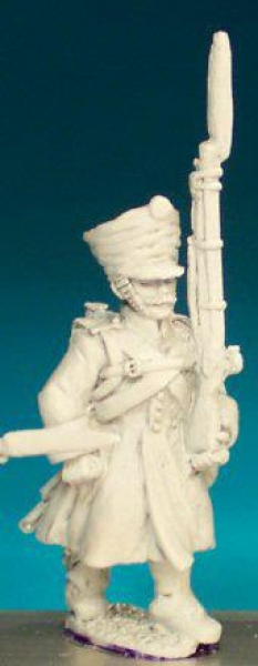 Front Rank Miniatures: RN50 Infantryman In Greatcoat Marching In Covered Shako (6 figures)