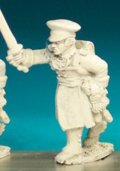 Front Rank Miniatures: RN54 Officer In Greatcoat - Officer In Forage Cap (6 figures)