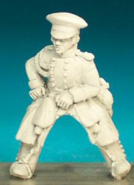 Front Rank Miniatures: RN55 Officer In Greatcoat - Mounted Officer In Forage Cap (6 figures)