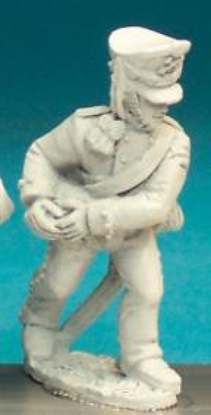 Front Rank Miniatures: RNA14 Russo German Legion Horse Artilleryman - Gunner Advancing With Charge B