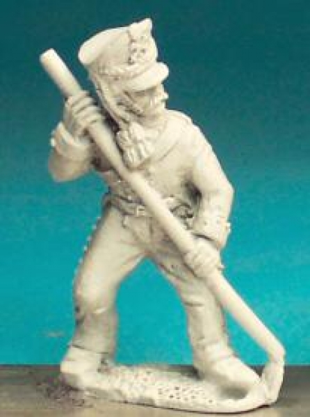Front Rank Miniatures: RNA15 Russo German Legion Horse Artilleryman - Gunner With Trail Spike (6 fig