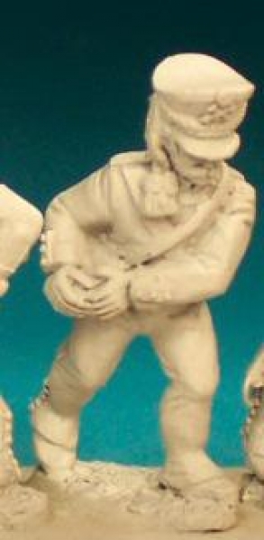 Front Rank Miniatures: RNA3 Gun Crewman 1812 - Gunner Advancing With Charge Bag (6 figures)