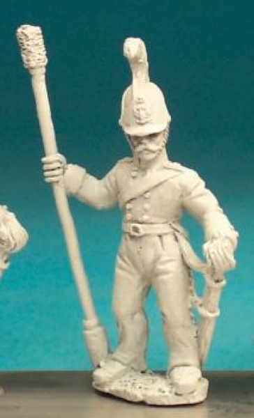 Front Rank Miniatures: RNA8 Horse Artillery - Gunner With Ramrod (6 figures)