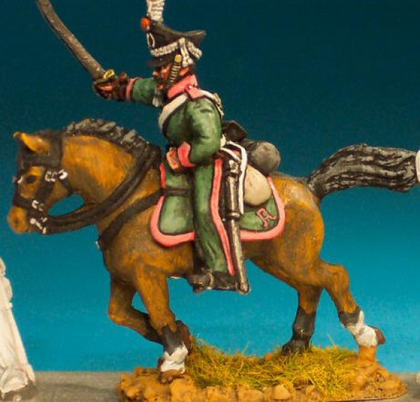 Front Rank Miniatures: RNC13 Mounted Jager - Trooper, Sabre Outstretched (6 figures)