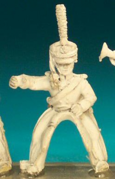 Front Rank Miniatures: RNC17 Mounted Jager - Standard Bearer (6 figures)