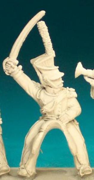 Front Rank Miniatures: RNC21 Uhlan - Officer (6 figures)