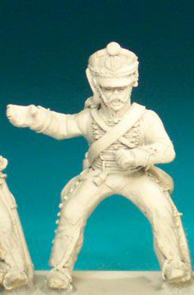 Front Rank Miniatures: RNC23 Hussar - Trooper, Arm Up Armed With Lance/Sabre/Carbine/Pistol (6 figur