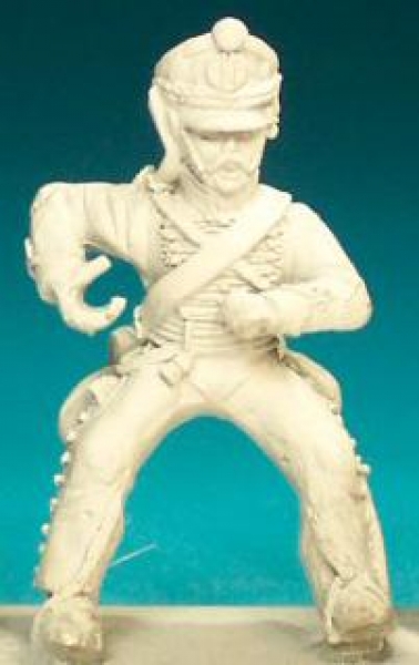 Front Rank Miniatures: RNC24 Hussar - Trooper, Arm Down Armed With Lance/Sabre/Carbine/Pistol (6 fig