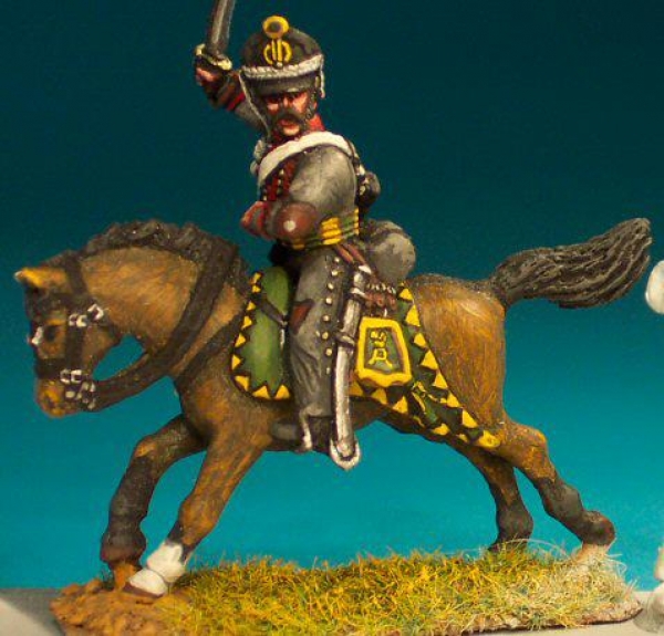 Front Rank Miniatures: RNC25 Hussar - Officer (6 figures)