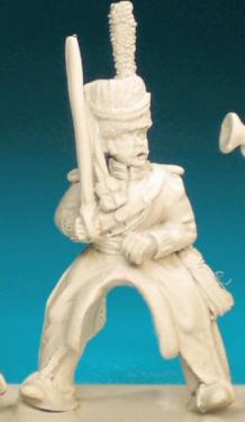 Front Rank Miniatures: RNC28 Cossack Of The Guard (Regulation Dress And Fur Cap) - Officer (6 figure