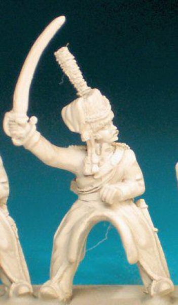 Front Rank Miniatures: RNC31 Don Cossack (Regulation Dress And Fur Cap) - Officer (6 figures)