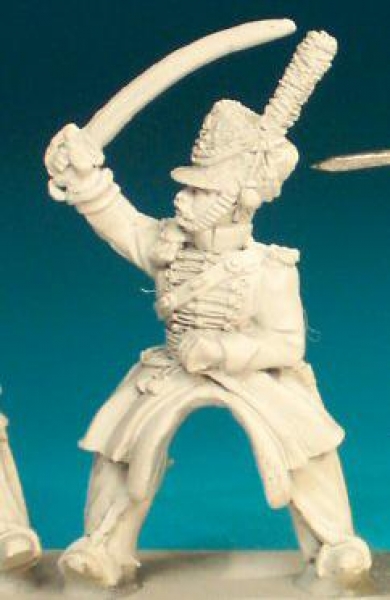 Front Rank Miniatures: RNC35 St. Petersburg Cossack - Officer (6 figures)