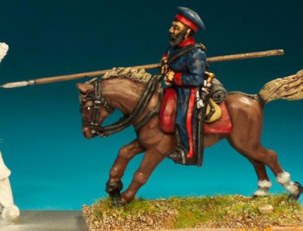 Front Rank Miniatures: RNC36 Cossack - Demi-Kaftan, Cloth Cap (Multipose Lance) (6 figures)