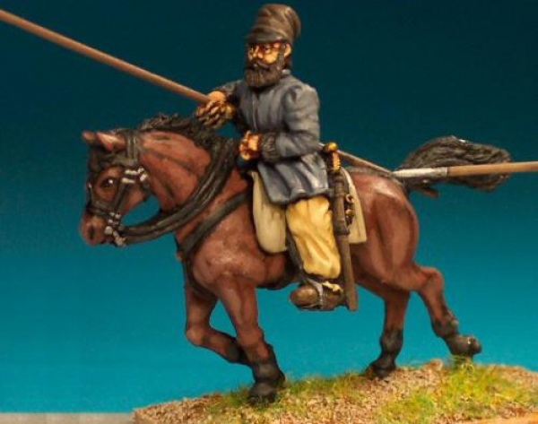 Front Rank Miniatures: RNC39 Cossack - Kaftan, Tall Cloth Cap (Multipose Lance) (6 figures)