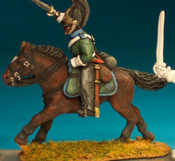 Front Rank Miniatures: RNC7 Dragoon - Trooper, Sabre Up (6 figures)