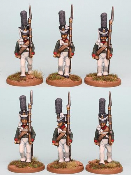 Front Rank Miniatures: RNRPK7 Mixed Russian Grenadiers / Carabiniers In 1809 Shako With Busch Plume,