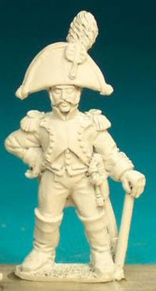 Front Rank Miniatures: SNA5 Gunner In Bicorn - Officer At Ease (6 figures)