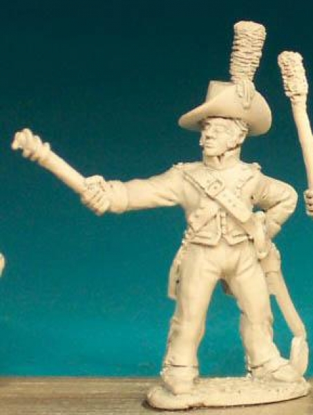 Front Rank Miniatures: SNA6 Gunner In Round Hat With Turned Up Brim - Gunner With Portfire (6 figure
