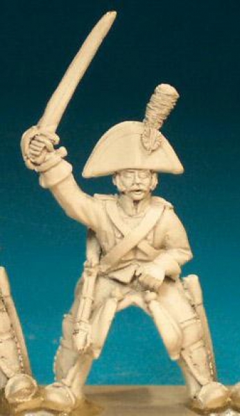 Front Rank Miniatures: SNC2 Cavalryman In Bicorn - Trooper, Sabre Up (6 figures)